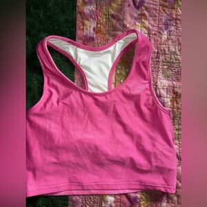 Pink Racerback Sports Bra